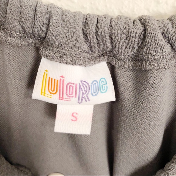 LulaRoe Cici Mermaid Dress Sz S 6-8 Gray - Picture 5 of 8